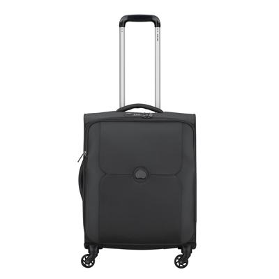 Delsey Mercure 4 Wheel Slim Cabin Trolley black Zachte koffer Delsey Mercure 4 Wheel Slim Cabin Trolley black Zachte koffer