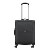 Delsey Mercure 4 Wheel Slim Cabin Trolley black Zachte koffer