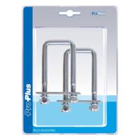 Pro+ U-beugel 40mm hoekig set van 2 stuks in blister