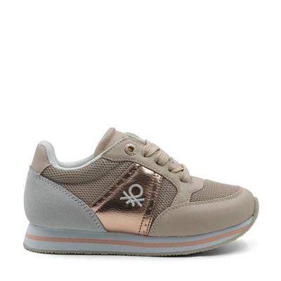 Benetton Bull Mix sneakers beige/roségoud Benetton Bull Mix sneakers beige/roségoud