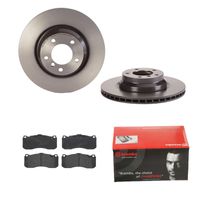 Remmenset, remschijf BREMBO, Remschijftype: Binnen geventileerd, Inbouwplaats: Vooras, u.a. für BMW - thumbnail