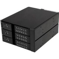 StarTech.com 3-bay aluminium trayless hot-swappable mobile rack backplane voor 3,5 inch SAS II/SATA