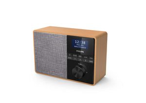 Philips TAR5505/10 radio Draagbaar Digitaal Zwart, Grijs, Hout