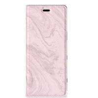 Sony Xperia 5 Standcase Marble Pink - Origineel Cadeau Vriendin