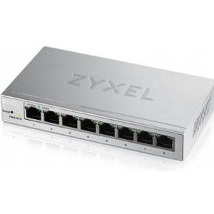 ZyXEL GS1200-8 Managed Gigabit Ethernet (10/100/1000) Zilver