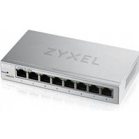 ZyXEL GS1200-8 Managed Gigabit Ethernet (10/100/1000) Zilver - thumbnail