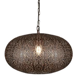 Searchlight Marokaanse stijl hanglamp Fretwork roodkoper 2672CU