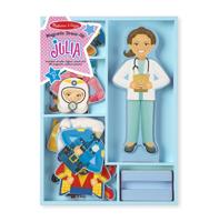 Melissa & Doug Houten aankleedpop Julia 24 delig