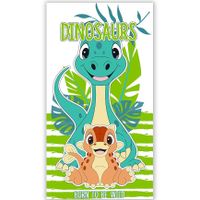 Dinosaurus Strandlaken Born to be Wild - 70 x 140 cm - Polyester