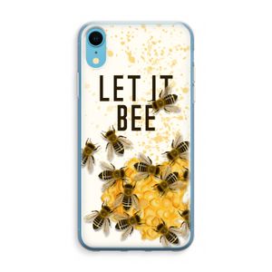 Let it bee: iPhone XR Transparant Hoesje