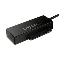 LogiLink AU0050 basisstation voor opslagstations USB 3.2 Gen 1 (3.1 Gen 1) Type-A Zwart - thumbnail