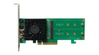 Highpoint SSD6202A RAID controller PCI Express x8 3.0 8 Gbit/s - thumbnail