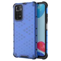 Xiaomi Redmi Note 11/11S Honeycomb Armored Hybride Hoesje - Blauw - thumbnail