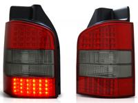 Tuning-Tec Achterlichten voor VW T5 04 03-09 ROOD SMOKE LED