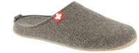 Living Kitzbühel Unisex vilten pantoffel Zwitsers kruis pantoffels, Dark Oak, 39 EU