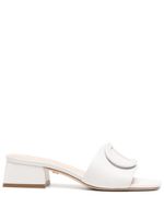 Dee Ocleppo mules Dizzy 35 mm en cuir - Blanc