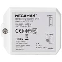 Megaman Rico LED-driver 12 W 500 mA 16 - 24 V Dimbaar 1 stuk(s)