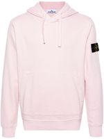 Stone Island hoodie en coton à patch - Rose