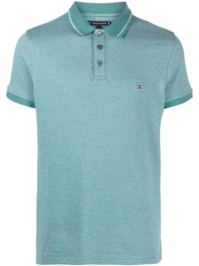 Tommy Hilfiger polo en coton à logo brodé - Vert