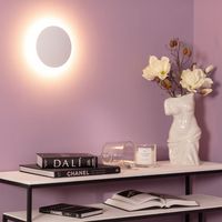 Led wandlamp 'Ayla' rond led modern 160mm wit