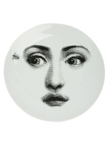 Fornasetti assiette imprimée - Noir