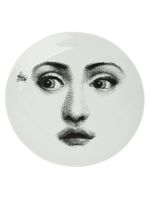 Fornasetti assiette imprimée - Noir - thumbnail