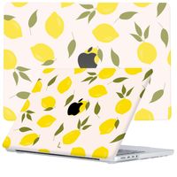 Lunso MacBook Pro 14 inch (2021-2023) cover hoes - case - Squeezy Lemon - thumbnail