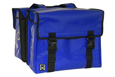 Willex dubbele bisonyl 30 liter fietstas (Kleur: blauw) Willex dubbele bisonyl 30 liter fietstas (Kleur: blauw)
