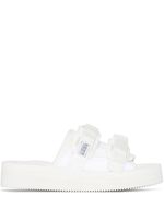 Suicoke sandales MOTO Webbing à brides - Blanc