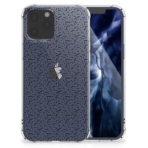 iPhone 12 Pro Max Doorzichtige Silicone Hoesje Stripes Dots