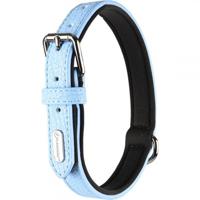Halsband Leza Blauw 24 - 30 cm x 15 mm Flamingo Blauw