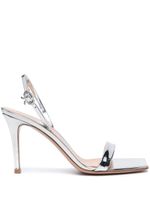 Gianvito Rossi sandales Ribbon 95 mm en cuir - Argent - thumbnail