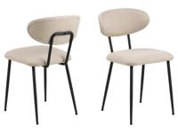 Set van 2 stoelen DENNIS beige