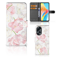 OPPO A58 4G Hoesje Lovely Flowers