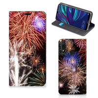 Huawei Y7 hoesje Y7 Pro (2019) Hippe Standcase Vuurwerk - thumbnail