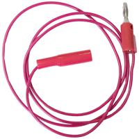 Mueller Electric BU-2031-A-24-2 Meetsnoer [Bananenstekker 4 mm - Mini-krokodillenklem] 0.6 m Rood 1 stuk(s)