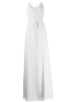 Marchesa Notte Bridesmaids robe longue à dos-nu - Gris