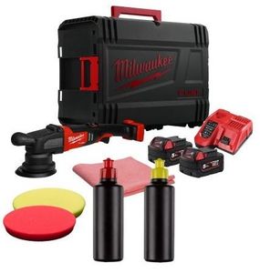 Milwaukee M18 FROP15-502X KIT | Accu Excentrische Polijstmachine | 2 x 5.0 Ah Accu + snellader |Incl. accessoires | In HD-box - 4933492352 4933492352