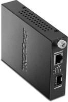 TRENDnet 100/1000 Base-T naar SFP media converter, TFC-1000MGA Zwart