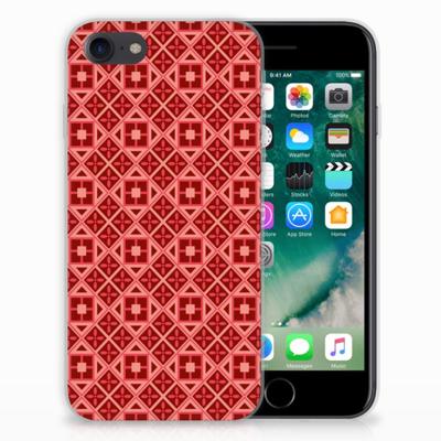 iPhone SE 2022 | SE 2020 | 8 | 7 TPU bumper Batik Rood