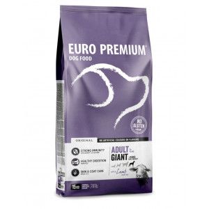 Euro Premium Adult Giant w/Lamb & Rice hondenvoer 15 kg