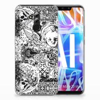 Silicone Back Case Huawei Mate 20 Lite Skulls Angel - thumbnail