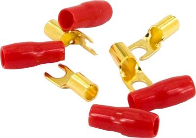 SSDN vorkkabelschoentjes 10 mm² 4 stuks rood