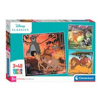 Clementoni Legpuzzel Super Color Vierkant Classics II, 3x48st. - thumbnail