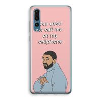 Hotline bling: Huawei P20 Pro Transparant Hoesje - thumbnail