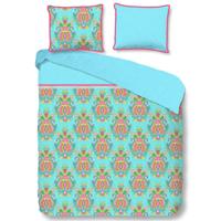 Happiness Dekbedovertrek YOGI 140x200/220 cm aqua