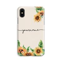 Zonnebloemen: iPhone X Volledig Geprint Hoesje - thumbnail