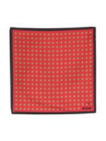 Moschino foulard Teddy Bear à motif monogrammé - Rouge