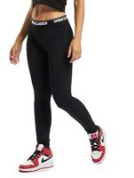 Urban Classics Dameslegging met logo, verkrijgbaar in zwart, maten XS - 5XL, zwart, S