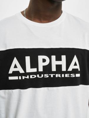 Alpha Industries / t-shirt Alpha Inlay in wit Alpha Industries / t-shirt Alpha Inlay in wit